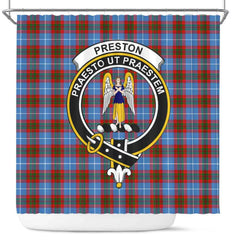 Preston Tartan Crest Shower Curtain