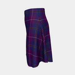 Pride of Glencoe Tartan Flared Skirt