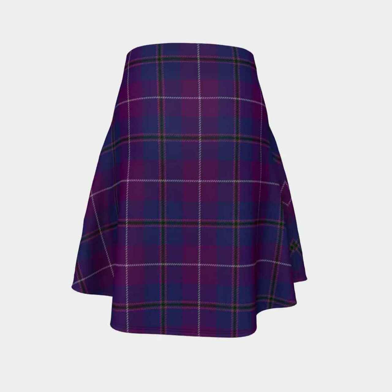 Pride of Glencoe Tartan Flared Skirt