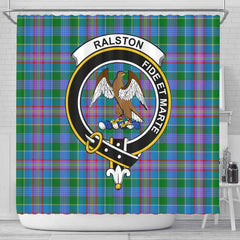 Ralston Tartan Crest Shower Curtain