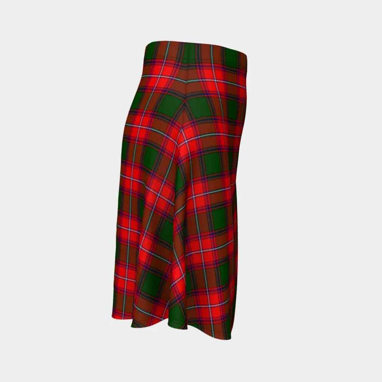 Rattray Modern Tartan Flared Skirt