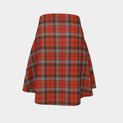 Robertson Weathered Tartan Flared Skirt