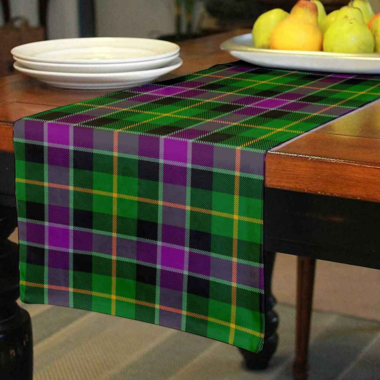 Selkirk Tartan Table Runner - Cotton table runner