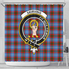 Skirving Tartan Crest Shower Curtain
