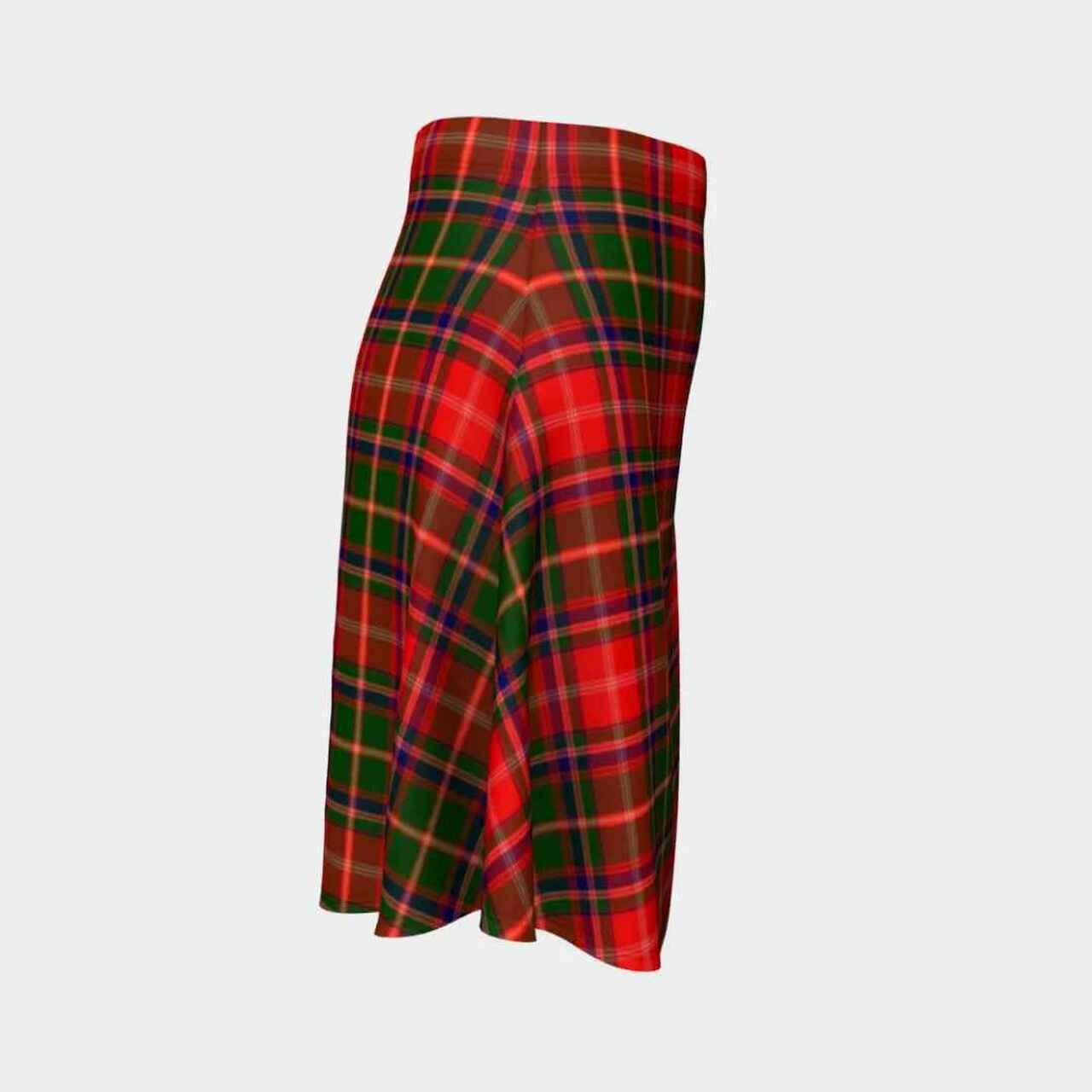 Somerville Modern Tartan Flared Skirt