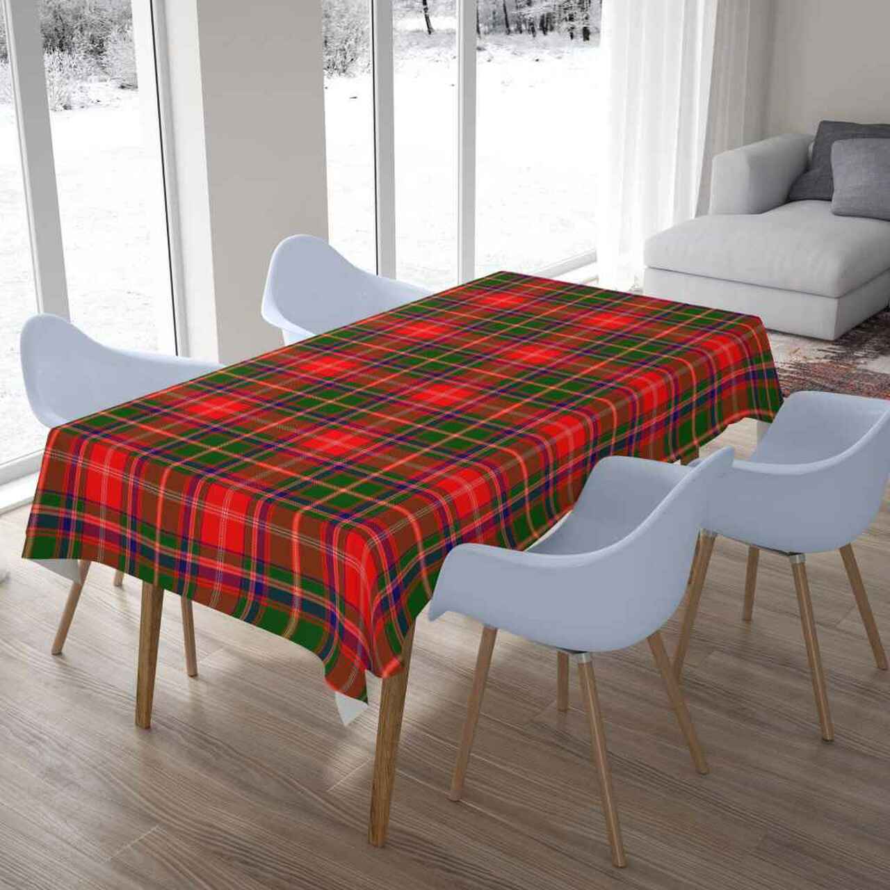 Somerville Modern Tartan Tablecloth