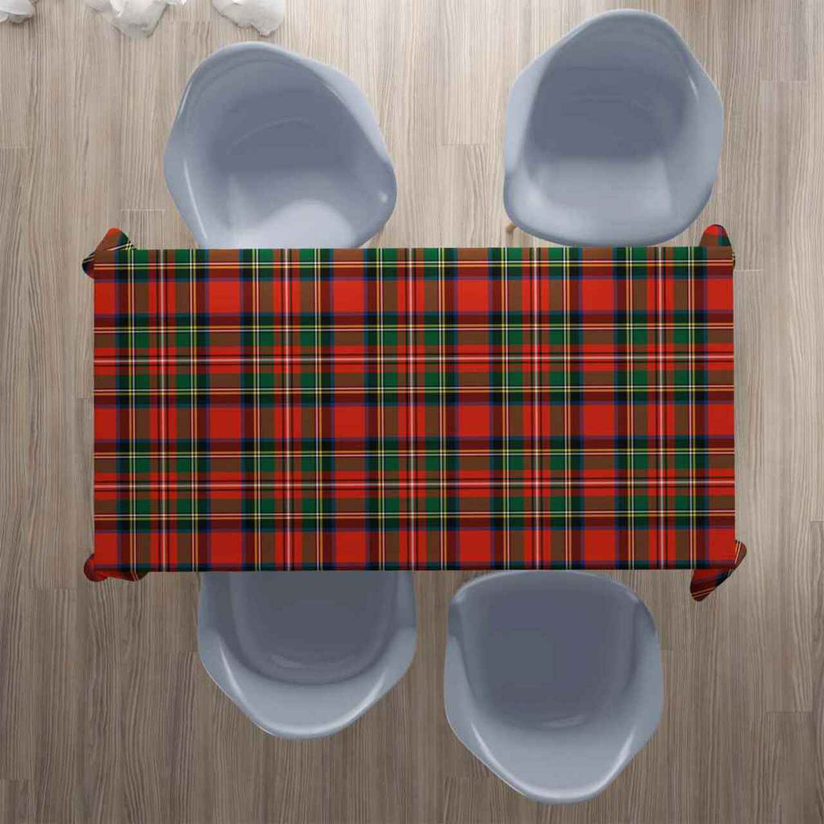 Stewart Royal Modern Tartan Tablecloth