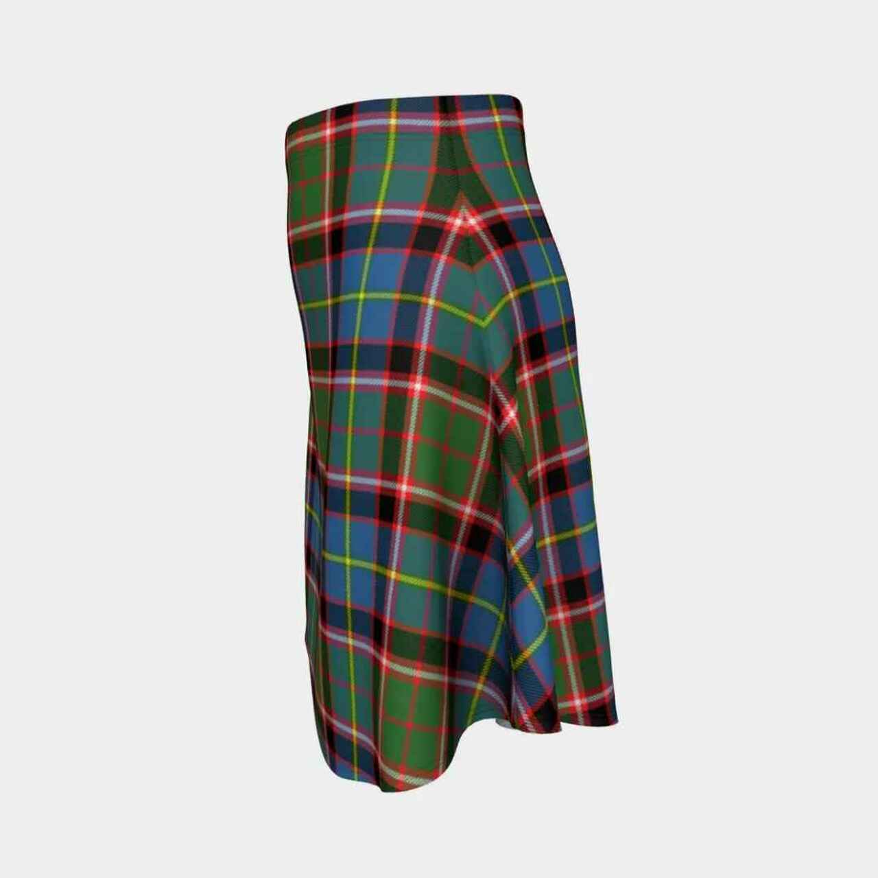 Stirling & Bannockburn District Tartan Flared Skirt
