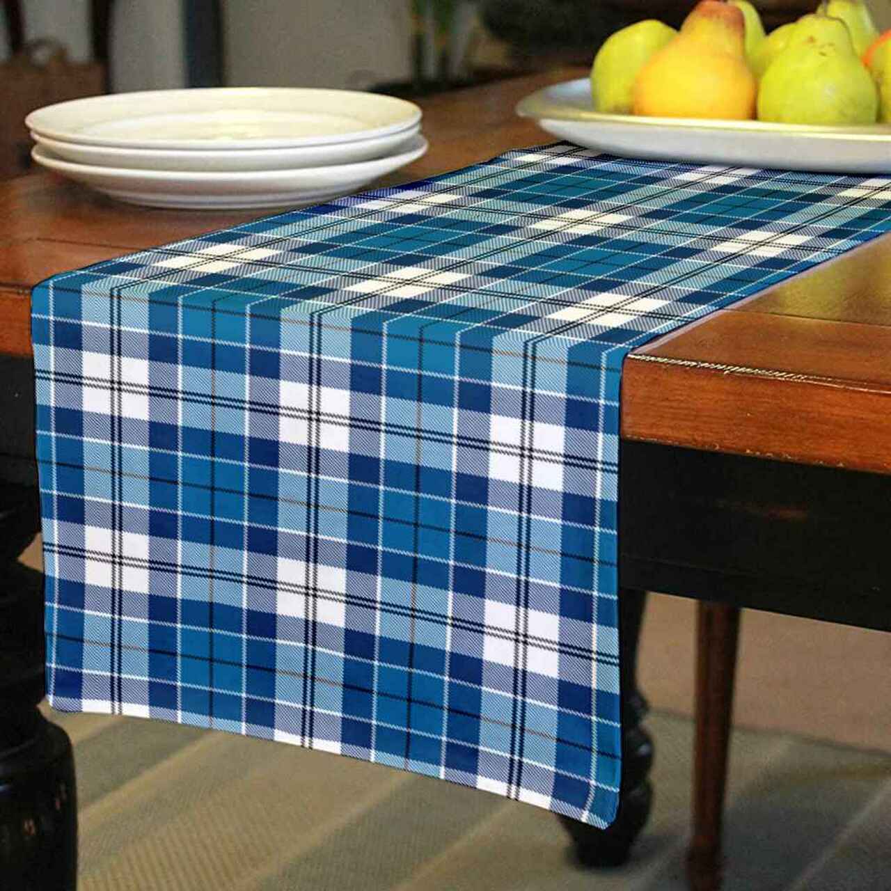 Strathclyde District Tartan Table Runner - Cotton table runner