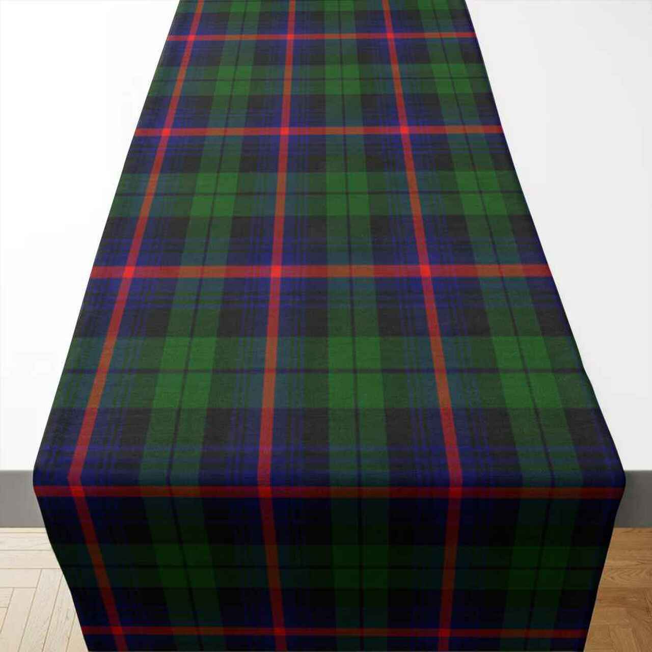 Urquhart Modern Tartan Table Runner - Cotton table runner