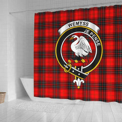 Wemyss Tartan Crest Shower Curtain