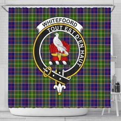 Whiteford Tartan Crest Shower Curtain
