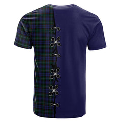 Sempill Tartan T-shirt - Lion Rampant And Celtic Thistle Style