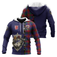 Skene of Cromar Tartan Hoodie - Lion Rampant And Celtic Thistle Style