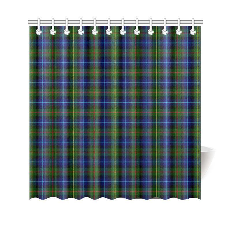 Smith Modern Tartan Shower Curtain