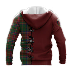 Somerville Tartan Hoodie - Lion Rampant And Celtic Thistle Style