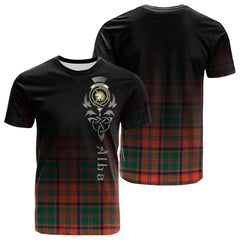 Stewart Of Appin Ancient Tartan Crest T-shirt - Alba Celtic Style