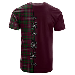 Stewart of Bute Hunting Tartan T-shirt - Lion Rampant And Celtic Thistle Style