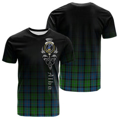 Stirling Tartan Crest T-shirt - Alba Celtic Style