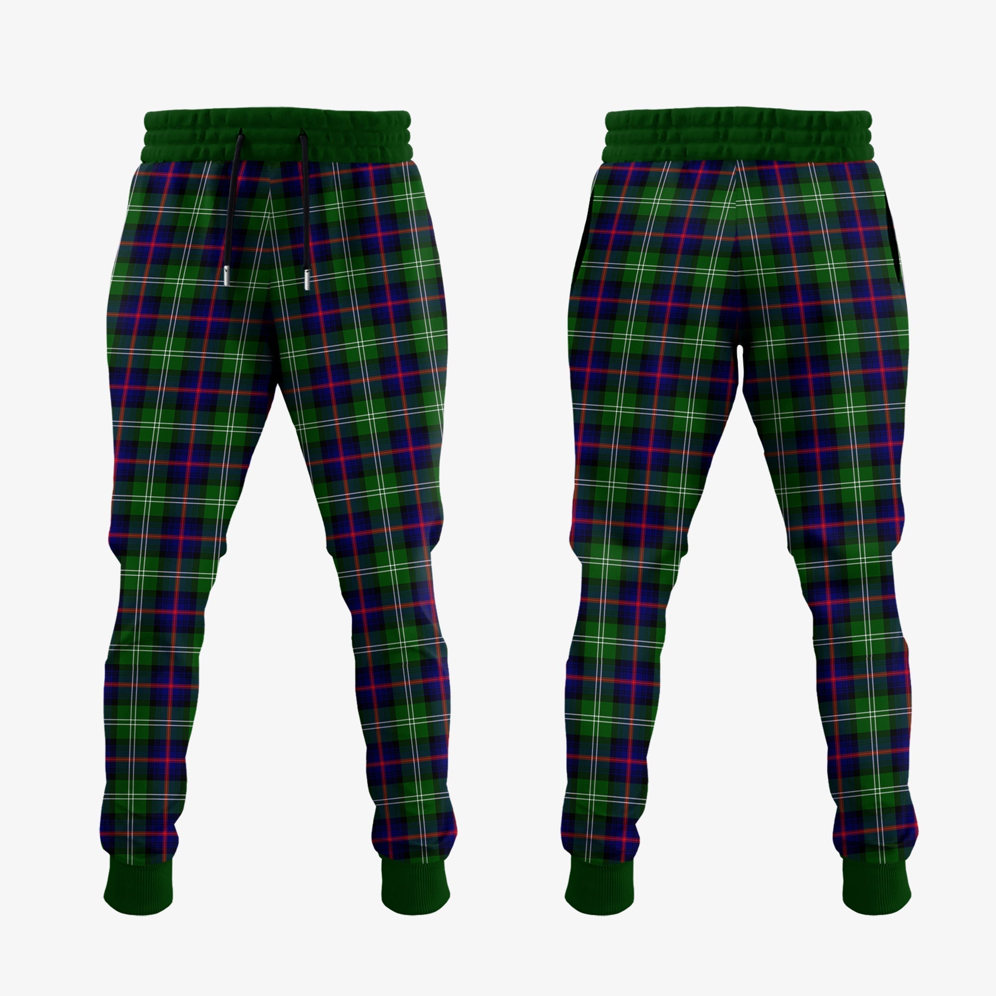 Sutherland Modern Tartan Crest Jogger Sweatpants