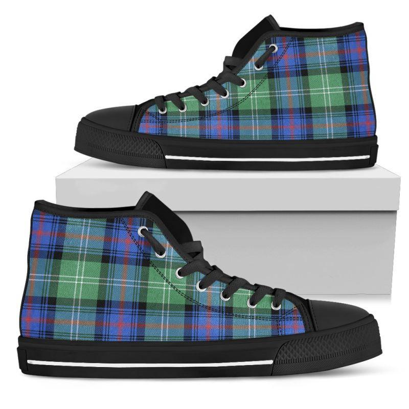 Sutherland Old Ancient Tartan High Top Shoes