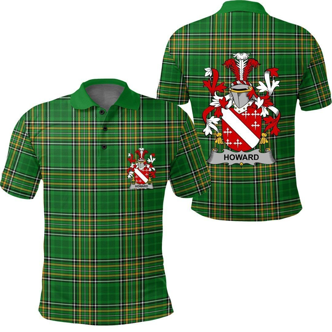 Howard National Tartan Coat Of Arms Polo Shirt