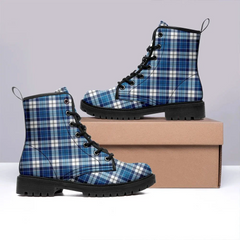 Strathclyde District Tartan Leather Boots