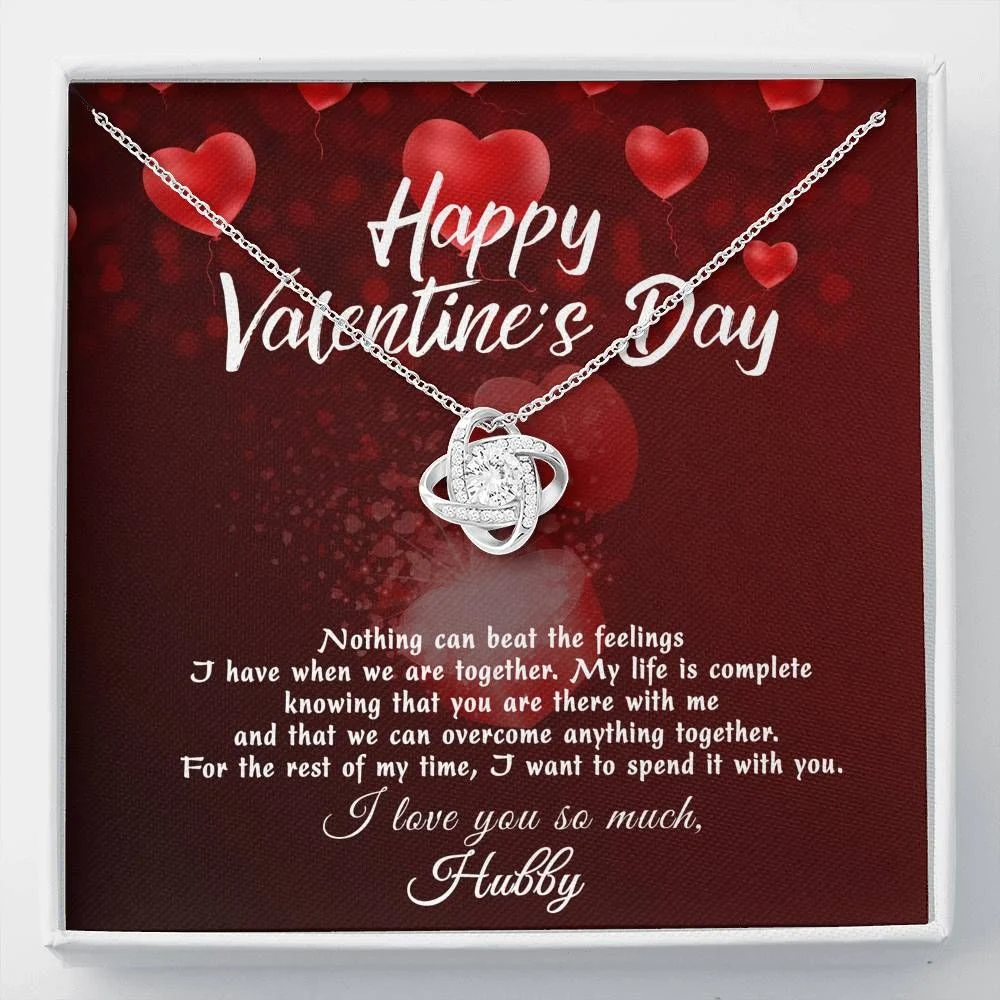 Scots Print Necklace - Happy Valentine's Day Necklace