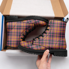 Jacobite Tartan Leather Boots