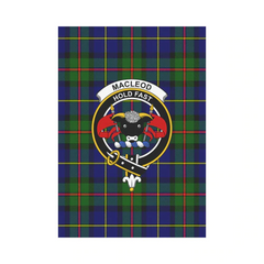 MacLeod Tartan Crest Garden Flag