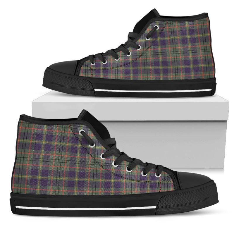 Taylor (Tailyour) Weathered Tartan High Top Shoes