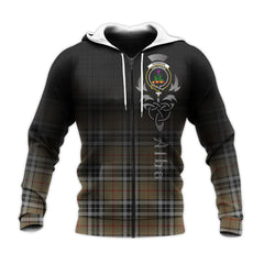 Thomson Camel Tartan Hoodie - Alba Celtic Style