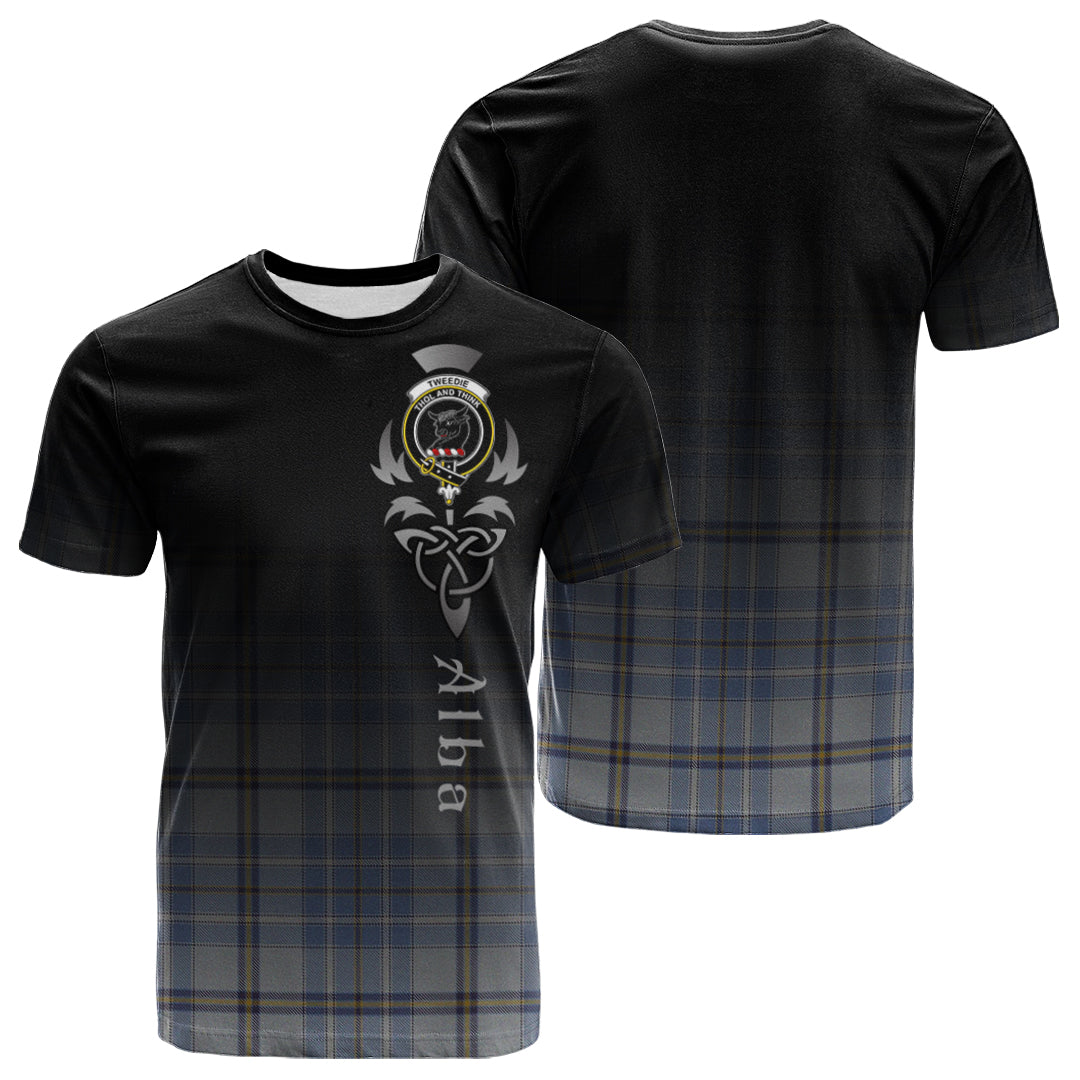 Tweedie Tartan Crest T-shirt - Alba Celtic Style