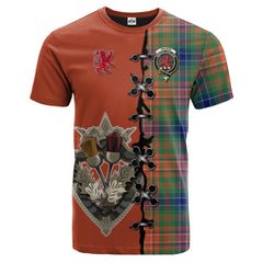 Wilson Ancient Tartan T-shirt - Lion Rampant And Celtic Thistle Style