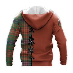 Wilson Ancient Tartan Hoodie - Lion Rampant And Celtic Thistle Style
