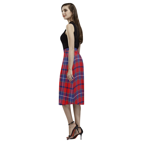 Wishart Dress Tartan Aoede Crepe Skirt