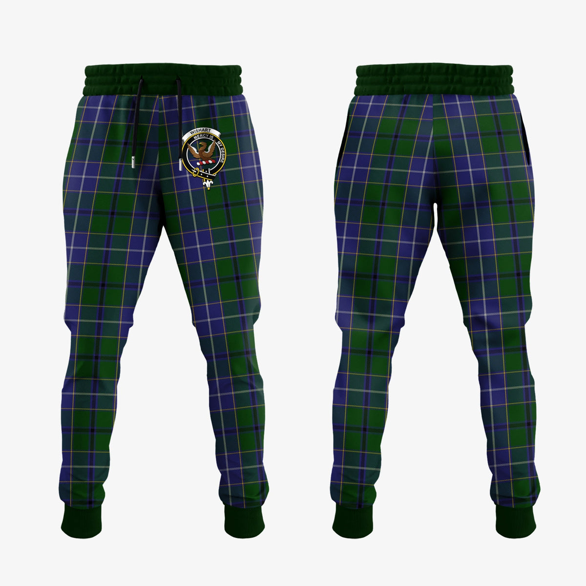 Wishart Hunting Tartan Crest Jogger Sweatpants